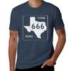 Texas Farm Road 666 TShirt Basic Short Sleeve TShirt for Men