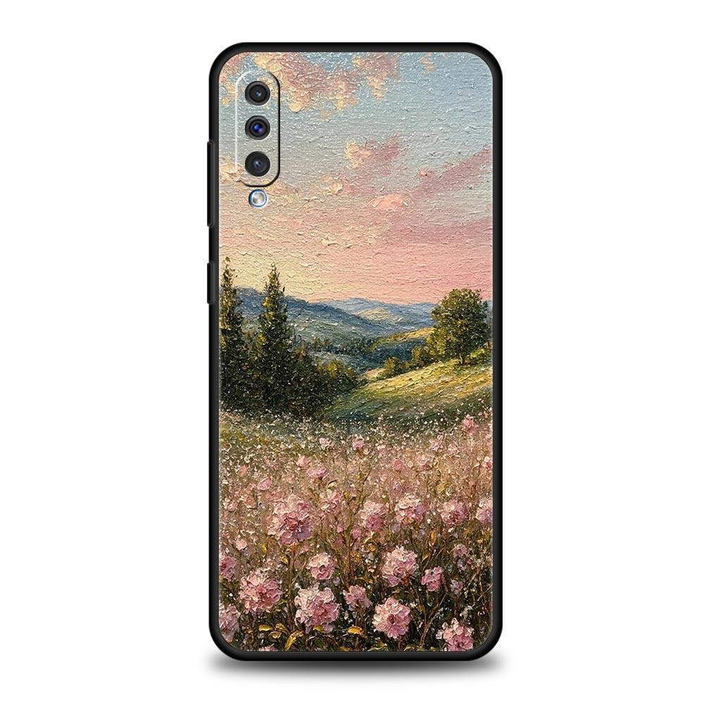 Клод Моне Сад Краски Искусство Чехол Для Samsung A26 A36 A56 A54 A52 A50 A70 A40 A12 A14 A16 A22 A24 A42 A34 A32 5G A06 5G Чехол
