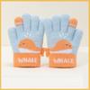Cute Whale Five-finger Gloves 3-6 Years Old Kids Gloves Cartoon Winter Knitted Gloves  Winter