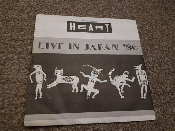 7-дюймовая пластинка HEART Magic Man Live In Japan 86 BRP1014PROMO CAPITOL 1987 Япония Рок Б/у