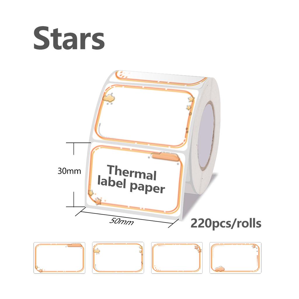 E210/P50/PT-260 Label Printer Sticker Self-Adhesive Thermal Paper, Compatible for Phomemo M110 M220 M200 Machine