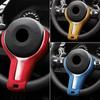 For BMW F20 F21 F23 F30 F32 F34 F36 F39 F15 F16 F10 F48 Made of Alcantara Car Interior Steering Wheel Trim Cover ABS Accessories