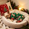 Soft Fleece Christmas Dog Jumpsuit Cartoon Pet Sleepingwear Dog Hoodie  Winter Season