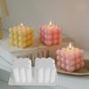 1PC Love Silicone Aromatherapy Candle Mold Love Rubik's Cube DIY Gypsum Fragrance Stone Silicone Mold