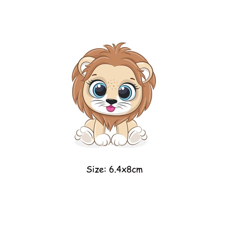 Термальная наклейка с милыми животными на одежде для кукол, детская одежда, наклейка «сделай сам», Parches Ropa, термопереносные нашивки, олень, единорог