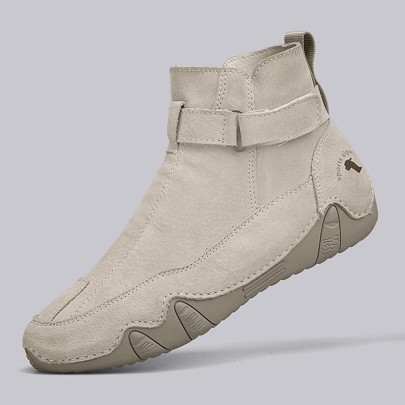 Модная обувь для мужчин, повседневная обувь из натуральной кожи, осенняя, стильная, спортивная обувь для отдыха, молодежные уличные походные ботинки