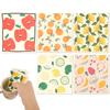 6Pcs Kitchen Swedish Dishcloths Eco-Friendly Reusable Dish Towels Absorbent Biodegradable Cleaning Wipes Washable Dish Rags Soft