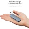 USB-C Хаб 8-в-1 Адаптер Type C Многопортовый USB 3.0 Порт PD для Зарядки Считыватель Карт TF SD Конвертер для Мобильного Телефона Планшета