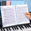 Transparent Music Score Folder A4 Piano Sheets Folder Creative Document Storage Organizer