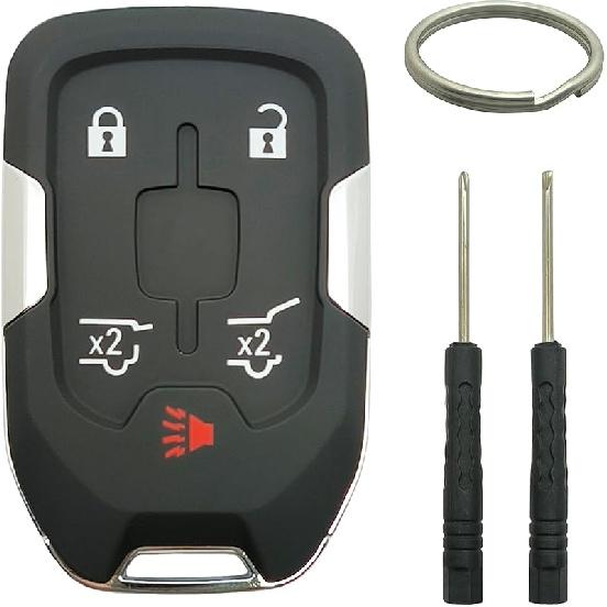 Сменный корпус для смарт-ключа-брелока подходит для GMC Acadia Terrain     Бесключевой доступ Чехол для автомобильного пульта HYQ1EA (4 Кнопки A)