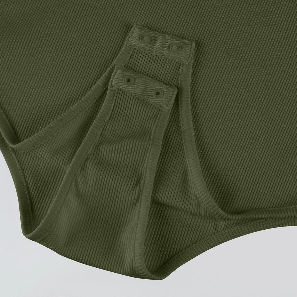 Женская цельная футболка, тонкий длинный рукав, V-образный вырез, однотонный комбинезон, топ