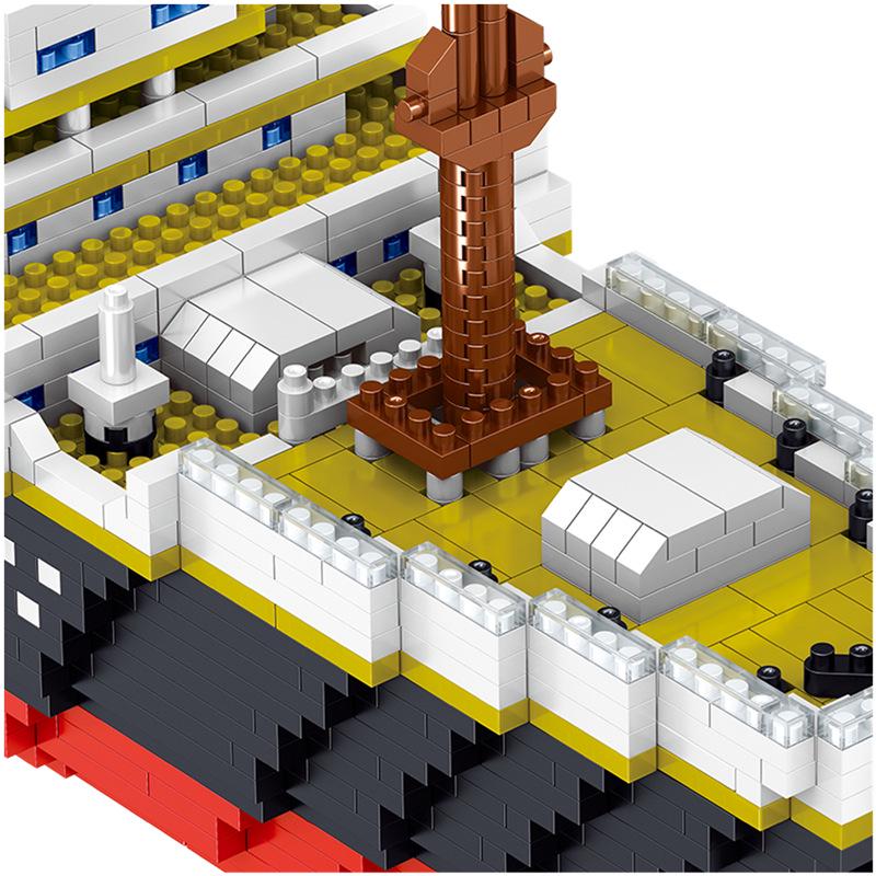Lezhi Титаник 9910 Продвинутый набор строительных блоков из микрочастиц для взрослых