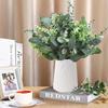 111 Pcs Mixed Artificial Eucalyptus Leaves Stems Bulk Fake Faux Leaf for DIY Bouquets Floral Arrangement Wedding Home Decor