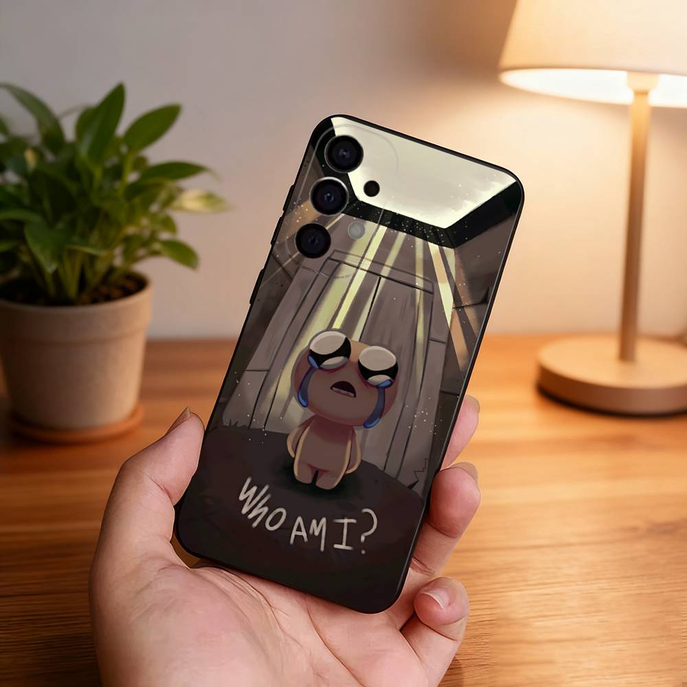 Чехол для телефона The Binding of Isaac для Samsung S25, S24, S21, S22, S23, S30, Ultra, S20, Plus, Fe, Lite, 5G Черный