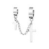 Titanium Steel Clip On Earrings Women Ear Clip Korean Stud Earrings Men Ear Cuff Dangle Earrings