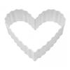 Fluted Heart Poly-Resin Coated Cookie Cutter