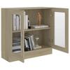Display Cabinet Sonoma Oak 82.5 x 30.5 x 80 cm Particleboard