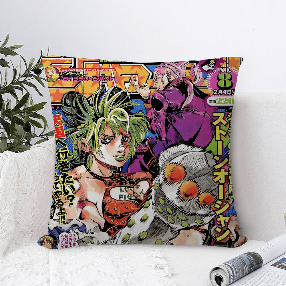 Японская Чехол для подушки JoJo's Bizarre Adventure Декоративная Подушка Диван Домашний Декор Чехол Чехлы для подушек