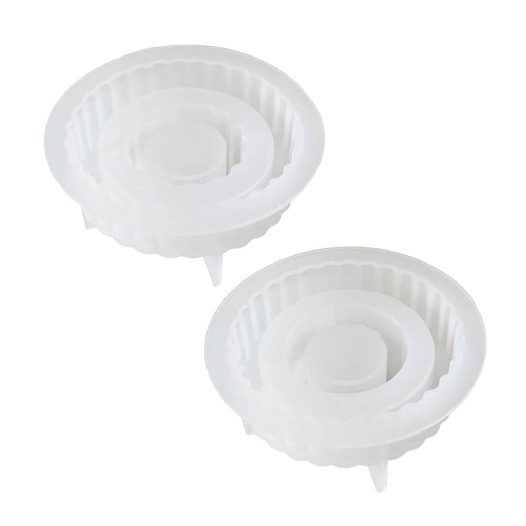 Формы для свечей Декор Литейные формы DIY 3D Силиконовые формы Цилиндры Полосатая форма Силиконовые формы Подсвечники для поделок