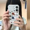 Чехол для телефона "Кролик с кленовым листом" - Прозрачный, Защита от падений, Совместим с Apple 17 Pro Max, 16 Pro, 15, 13 Pro и XS