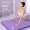 Li-Ning Yoga Mat, Thickened 10mm, Women\'s Soundproof Shock-Absorbing Non-Slip Dance Exercise Mat, Home Floor Mat, 794 Blue Purple