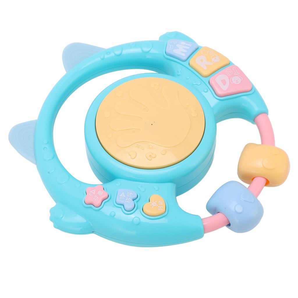 Детский барабан игрушка жевательный ручной барабан игрушка музыкальный звук игрушка для младенца малыша раннее образование
