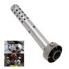 1 Pcs Universal 48mm Motorcycle Angled Exhaust Insert Baffle End Can DB Killer Muffler Elbow 175MM Length