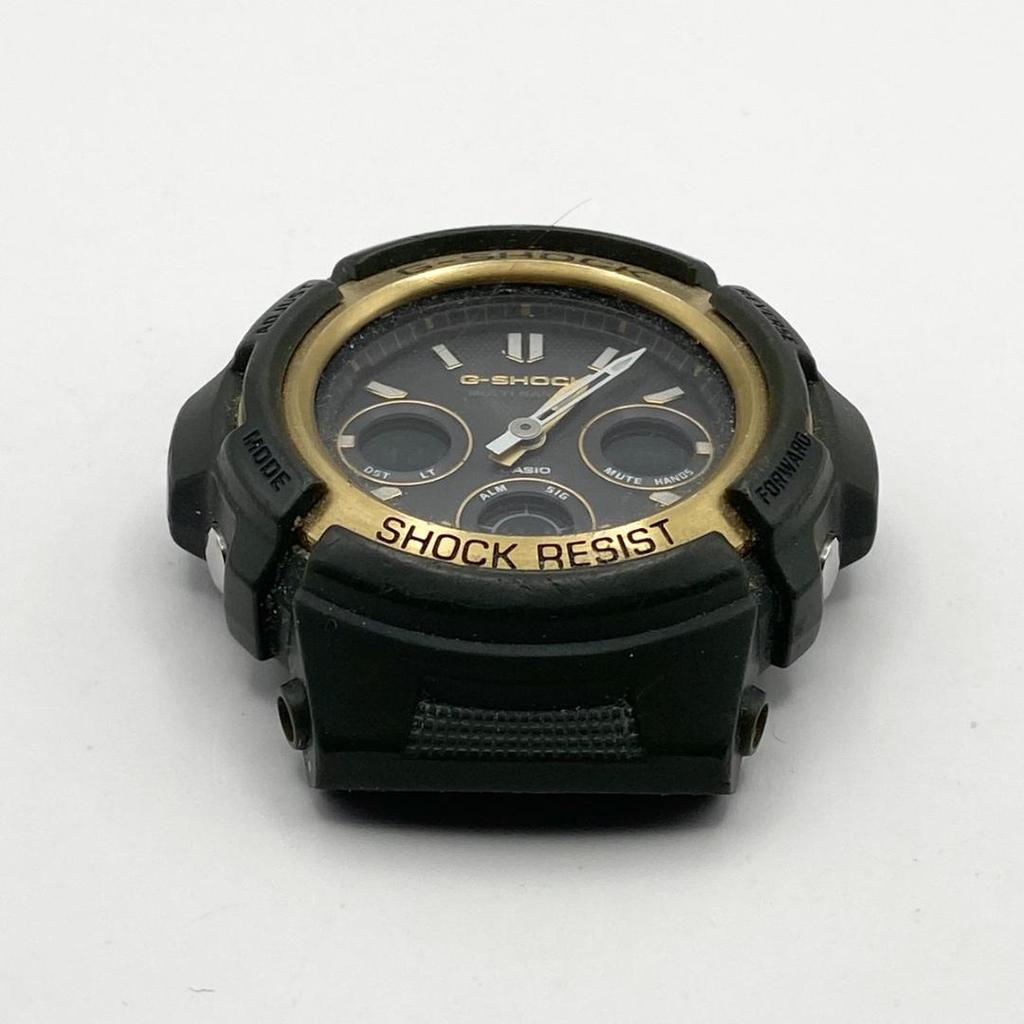 Б/у Casio CASIO G-SHOCK Радио-солнечные часы Мужские Золотые
