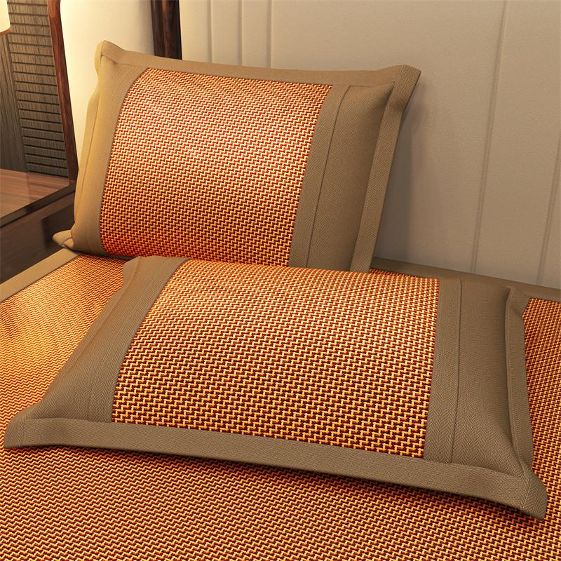 High end ice silk cooling mat, rattan mat, winter and summer dual-use, foldable grass mat, summer home use, student dormitory cooling mat