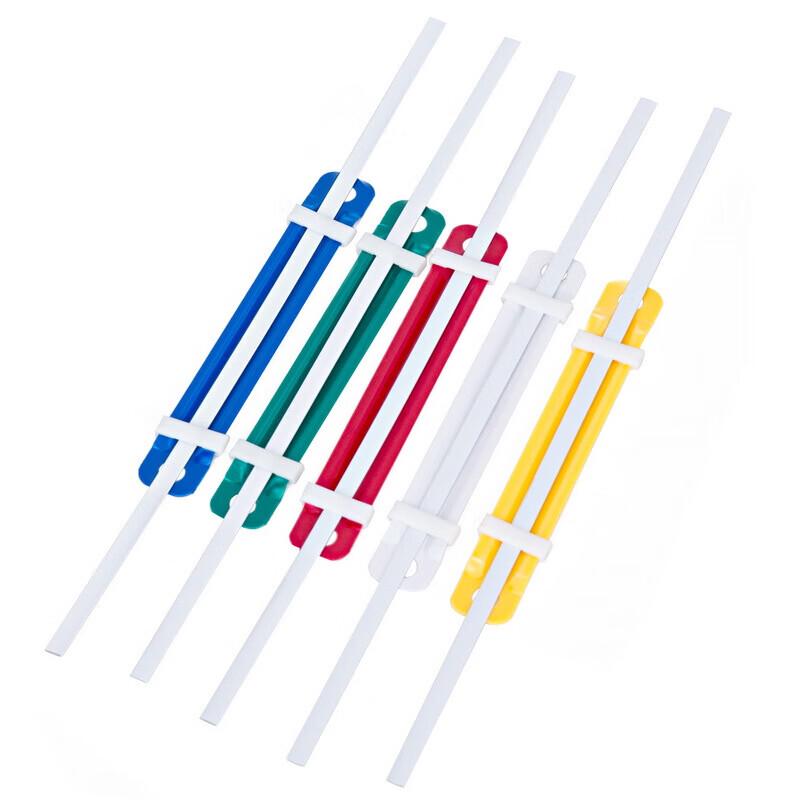 Deli 5548 Colored Plastic Binding Clips