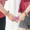Hot Rainbow Bracelet Men's Creative Personality Strap Wild Couple Fashion Bracelet Jewelry