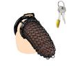FRRK Mesh Chastity Device 304 Stainless Steel Cock Cage Penis Locked In Lust Chastity Cages for Adult BDSM Sex Toys