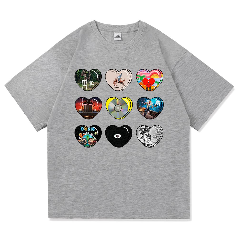 Bad Bunny T Shirt Fashion Unisex Vintage Debí Tirar Más Fotos New Album 2025 TShirt Unisex DeBÍ TiRAR MáS FOToS Cotton Tees Shirts
