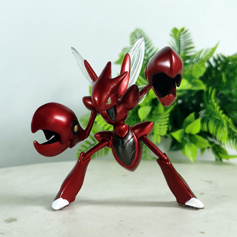 9 см Аниме Фигурка Покемона Скайзор Фигурка Действия ПВХ Коллекционная Модель Игрушки для Детей Мальчиков Подарки Настольное Украшение