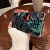Маска Они Арт Дракон Прозрачный Мягкий Чехол Для Телефона Для Samsung Galaxy A56 A57 A37 A55 A54 A36 A35 A26 A25 A16 A17 A07 A52 A34 A21s Чехол