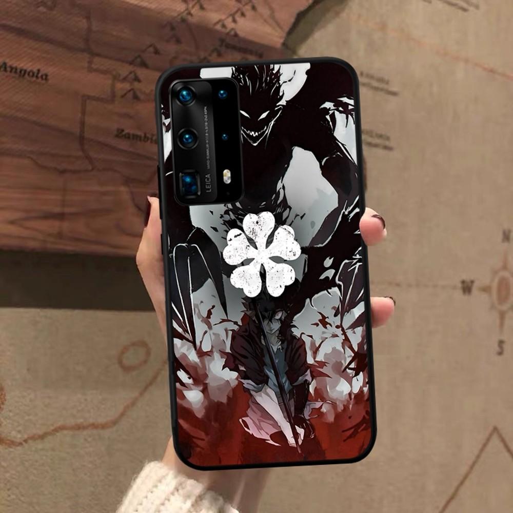 Black Clover Phone Case For Huawei P 8 9 10 20 30 40 50 Pro Lite Psmart Honor 10 Lite 70 Mate 20lite