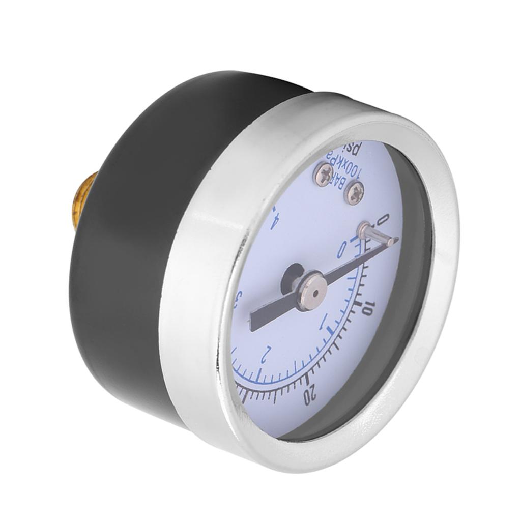 0‑60psi 0‑4bar 1 8NPT Pressure Gauge Manometer for Water Air Oil Dial Instrument