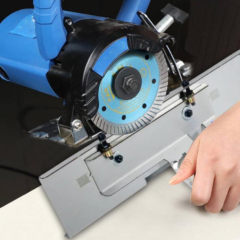 Подставка для угловой шлифовальной машины, держатель для шлифовальной машины, безопасная и точная резка плитки, 45 градусов, устойчивый многофункциональный держатель для шлифовальной машины для плитки