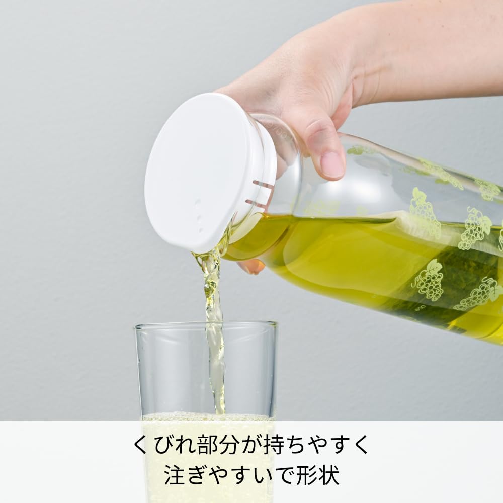 HARIO Retro Muscat 1200 мл Прозрачный Для кипячения воды и посудомоечной машины Ячменный чай Сделано в Термостойком горшке с широким горлом, Стиль, Объем, Желто-зеленый,