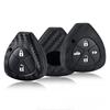 Углеродное Волокно Для Toyota Corolla Vios Camry Yaris Rav4 Hilux Cruiser Fortuner Автомобильный Брелок Чехол Держатель Сумка Чехол для Автомобильного Ключа