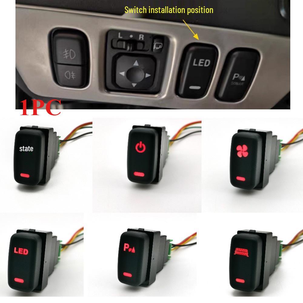 Светодиодные дневные ходовые огни и переключатель питания передних противотуманных фар для 06-12 Mitsubishi Outlander/Pajero