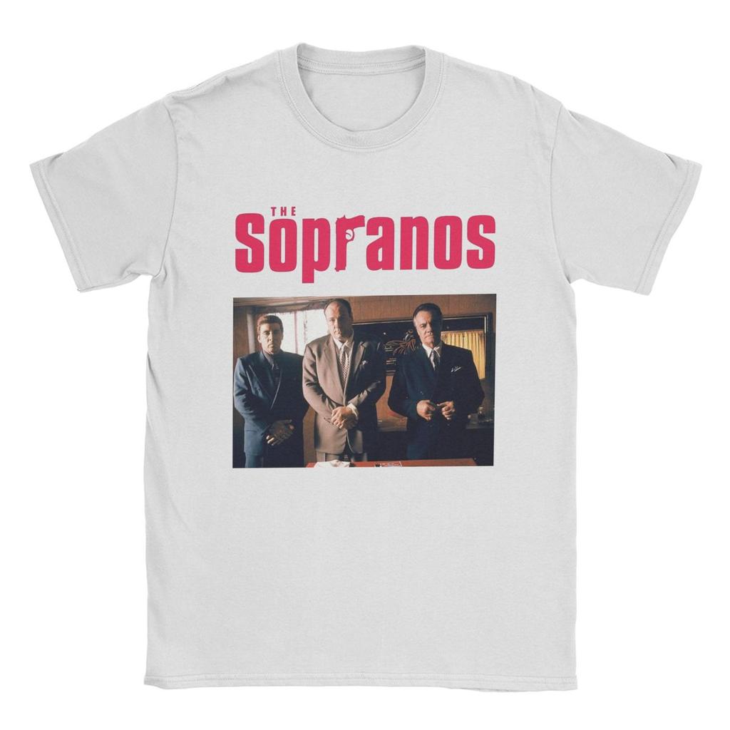 Casual The Sopranos TShirt for Unisex Crewneck Cotton T Shirts Movie Short Sleeve Tees Unique Clothing