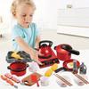 Simulation Kitchen Tableware Induction Cooker Toys Interactive Boy and Girl Birthday Gift, Cooking Set for Children Play House