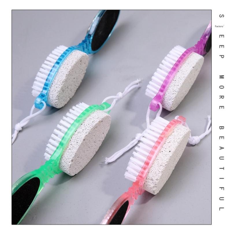 4 в 1 Щетка-пилка для ног с пемзой, терка для ног, наждачная бумага, скраб-щетка для ног, средство для удаления омертвевшей кожи, инструмент для ухода за ногами