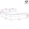 Storage Bed with Mattress Light Grey 180 x 200 cm Velvet