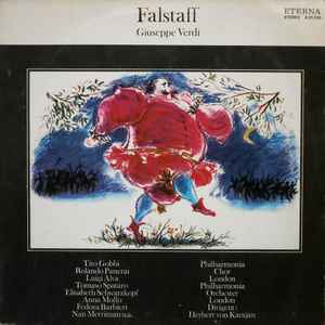 LP Record GIUSEPPE VERDI, TITO GOBBI, ROLANDO - Falstaff 825520 ETERNA German Dem Classical Used