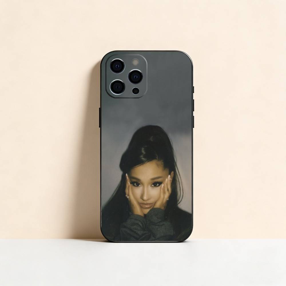 Чехол для телефона Арианы Гранде Для iPhone 17, 16, 15, 14, 13, 12, 11 Plus, Pro Max, Другие Мягкий черный чехол
