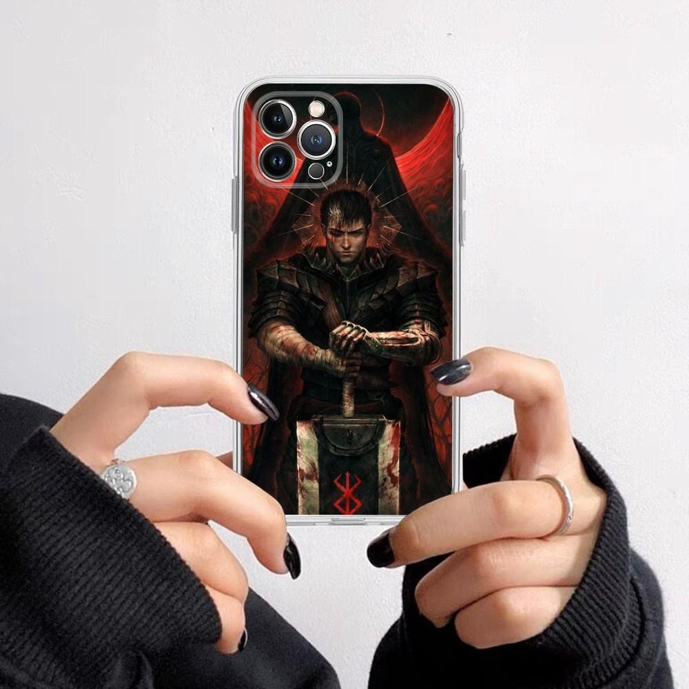 Чехол для телефона с изображением манги и аниме Berserk Для iPhone 15 14 11 12 13 Mini Pro XS Max Чехол 6 7 8 Plus X XR SE 2020 Funda Shell
