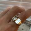 Party Jewelry Silver Good luck Korean Style Joint Rings Women Hip Hop Rings Finger Ring Open Rings