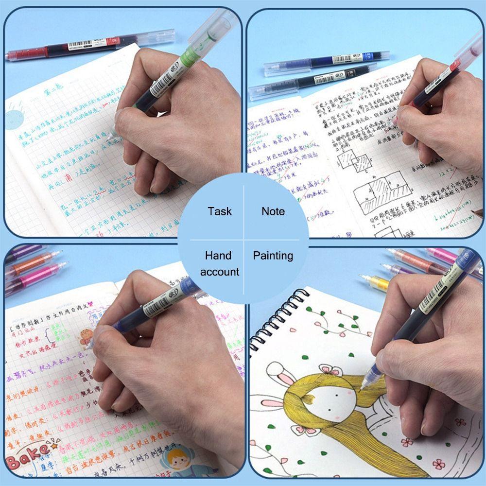 Быстросохнущая гелевая ручка Шариковая ручка с печатным стержнем Грязеотталкивающая нейтральная ручка Школа Офис